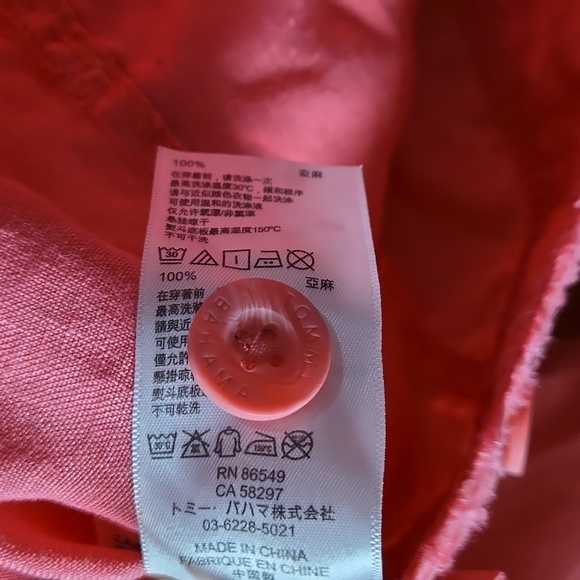 Women's Pink Linen Jacket Tommy Bahama - Picture 5 of 5